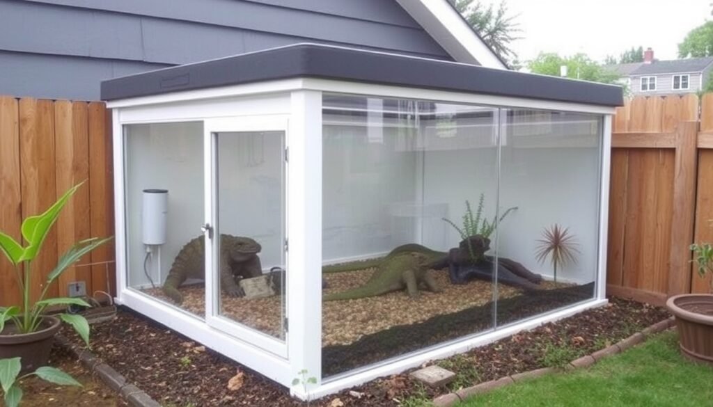 reptile housing concrete habitat