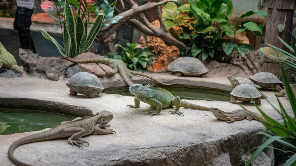 reptile housing concrete habitat